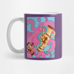 Octopus with Mycenaean ceramics Mug